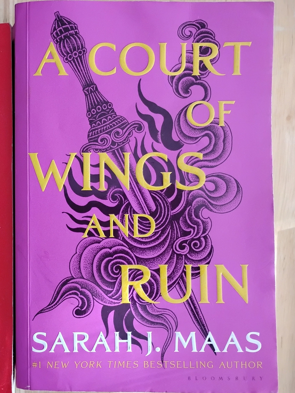 A Court of Wings and Ruin by Sarah J. Maas - Pink Cover